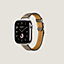View: front, Band Apple Watch Hermès Single Tour 42 mm Attelage