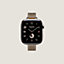 View: front, Band Apple Watch Hermès Single Tour 42 mm Attelage