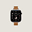View: front, Band Apple Watch Hermès Single Tour 42 mm Attelage