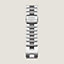 View: Flat, Band Apple Watch Hermès Single Tour 42 mm Grand H