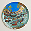 Cheval d’Orient round platter n°2, large model, view 1 of 3