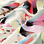 Ex-Libris Marble Silk embroidered scarf 90, view 4 of 4