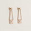 Hermès Clou d'H dangle earrings, view 1 of 2