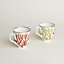 Natures Marines set of 2 mugs, View: Back, back, view 2 of 2