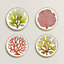 Natures Marines set of 4 bread and butter plates, View: above, above, view 1 of 1