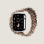 View: side, Series 10 case & Band Apple Watch Hermès Double Tour 42 mm Bridon Lisere Attelage