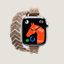 View: front, Series 10 case & Band Apple Watch Hermès Double Tour 42 mm Bridon Lisere Attelage