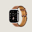 View: side, Series 10 case & Band Apple Watch Hermès Single Tour 42 mm
