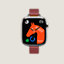 View: front, Series 10 case & Band Apple Watch Hermès Single Tour 42 mm Attelage