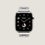 View: front, Series 10 case & Band Apple Watch Hermès Single Tour 42 mm Grand H