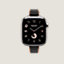 View: front, Series 10 case & Band Apple Watch Hermès Single Tour 42 mm Twill Jump Attelage