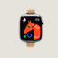 Series 10 case & Band Apple Watch Hermès Single Tour 42 mm Twill Jump Attelage, view 4 of 5
