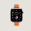 视图: 正面图, Series 10表盘 & Apple Watch Hermès 42毫米单圈Attelage表带