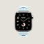 视图: 正面图, Series 10表盘 & Apple Watch Hermès 42毫米单圈Kilim折叠扣表带