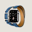 视图: 侧面图, Series 10表盘 & Apple Watch Hermès 42毫米双圈Hapi Attelage表带