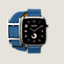 视图: 正面图, Series 10表盘 & Apple Watch Hermès 42毫米双圈Hapi表带