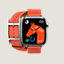 视图: 正面图, Series 10表盘 & Apple Watch Hermès 42毫米双圈Hapi表带