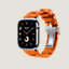 视图: 侧面图, Series 10表盘 & Apple Watch Hermès 46毫米单圈Kilim折叠扣表带