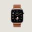 视图: 正面图, Series 10表盘 & Apple Watch Hermès 46毫米单圈表带