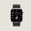 视图: 正面图, Series 10表盘 & Apple Watch Hermès 46毫米单圈表带