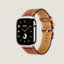 视图: 侧面图, Series 10表盘 & Apple Watch Hermès 46毫米单圈表带