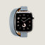 Series 11 case & Band Apple Watch Hermès Double Tour 42 mm Attelage, view 1 of 5