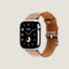 Series 11 case & Band Apple Watch Hermès Single Tour 42 mm Toile H, view 3 of 5