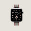 Series 11 case & Band Apple Watch Hermès Single Tour 42 mm Twill Jump Attelage, view 1 of 5