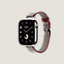 Series 11 case & Band Apple Watch Hermès Single Tour 42 mm Twill Jump Attelage, view 3 of 5