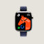 Series 11 case & Band Apple Watch Hermès Single Tour 42 mm Twill Jump Attelage, view 4 of 5