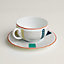 Tressages Equestres breakfast cup and saucer, view 3 of 3