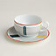 Tressages Equestres breakfast cup and saucer, view 1 of 3