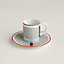 Tressages Equestres coffee cup and saucer, view 1 of 2