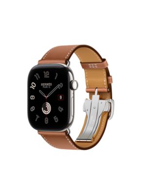 Apple Watch Hermès 46毫米单圈折叠扣表带, 视图: 正面图, front, 当前为第3张（共4张）