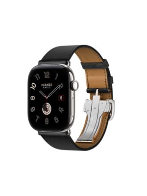 Apple Watch Hermès 46毫米单圈折叠扣表带, 视图: 正面图, front, 当前为第3张（共4张）