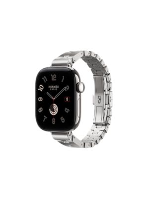 Apple Watch Hermès 42毫米单圈Grand H Fin表带, 视图: 正面图, front, 当前为第3张（共4张）
