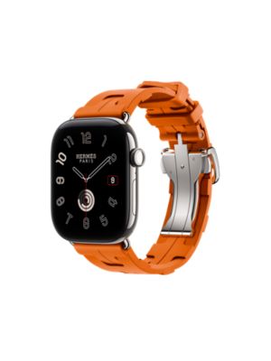 Apple Watch Hermès 46毫米单圈Kilim折叠扣表带, 视图: 正面图, front, 当前为第3张（共4张）