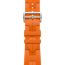 Series&nbsp;11 case & Band Apple Watch Hermès Single Tour 46&nbsp;mm Animaux Bandana, orange
