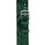 Band Apple Watch Hermès Double Tour 42&nbsp;mm Attelage, vert moyen
