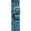 Band Apple Watch Hermès Double Tour 42&nbsp;mm Hapi Attelage, bleu du Nord