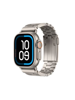 Band Apple Watch Hermès Single Tour 49&nbsp;mm Grand H Titane, View: front, front, view 3 of 4