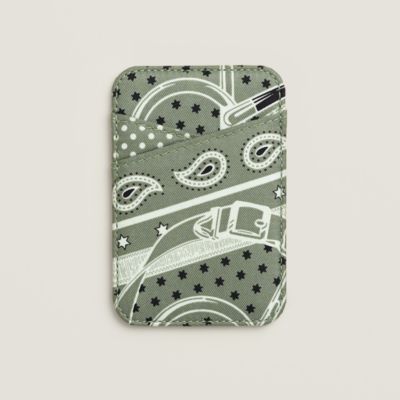“金质马刺Bandana”图案MagSafe卡包