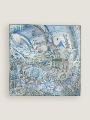 bleu électrique/ardoise/blanc