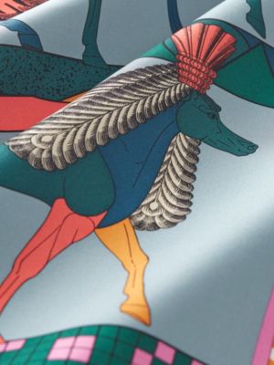“全速前进”90方巾, 视图: 细节, detail, 当前为第3张（共3张）