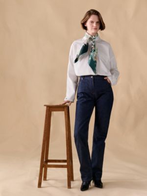 Academia Hippica scarf 90, View: Worn, worn, view 2 of 5