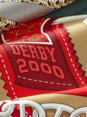 “轮滑德比2000”90方巾, 视图: 细节, detail, 当前为第3张（共3张）