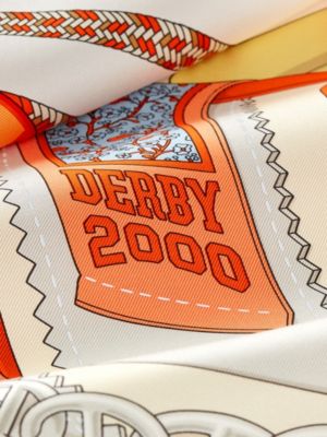 “轮滑德比2000”90方巾, 视图: 细节, detail, 当前为第4张（共4张）