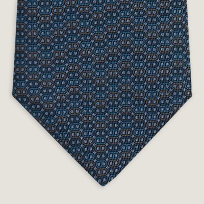 “锚链波浪”领带