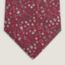 Pieces met tie, framboise/gris/blanc