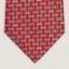 Boucles en Vrac tie, rouge vif/bleu moyen